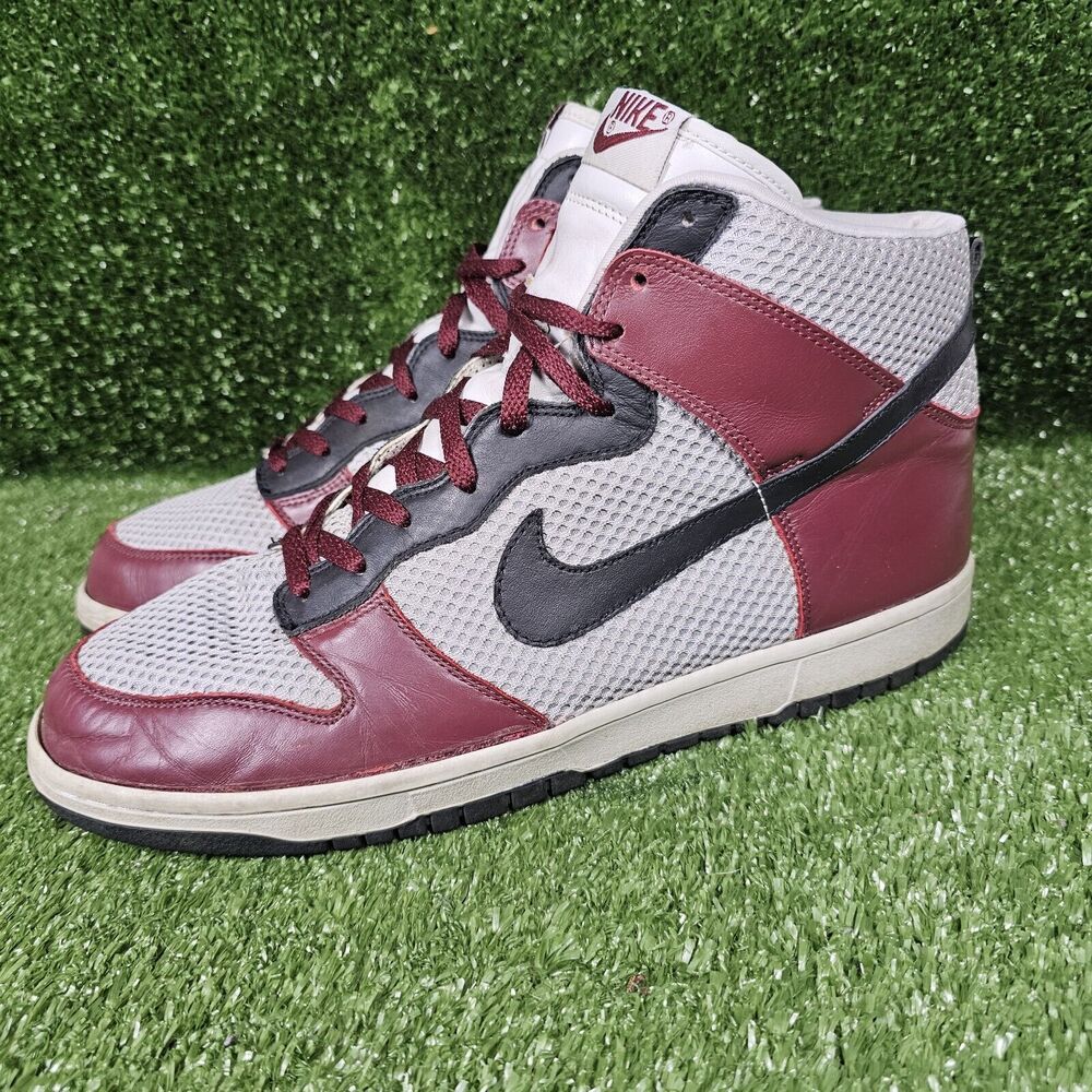Nike Dunk‎ Premium High Red 2004 Sneakers 306968 601 Mens Size US 13 - Picture 7 of 16